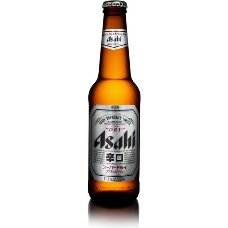 Asahi Super Dry Beer 6 Pack 12 oz Bottles