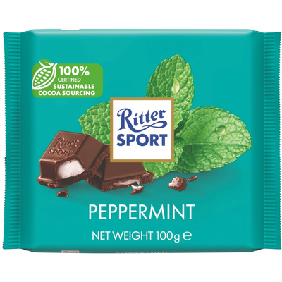 Ritter Sport Peppermint 100g Pack