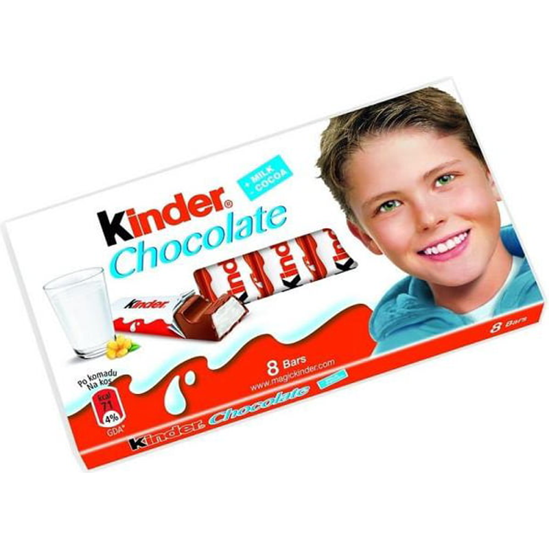 Kinder T8 Chocolate 100g Count
