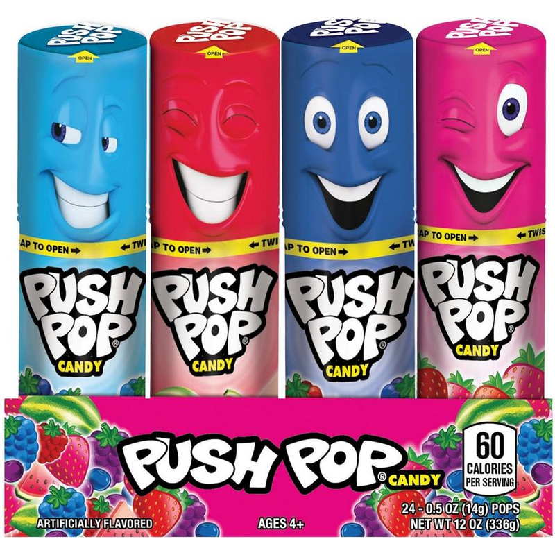 Push Pop Candy 15g Count