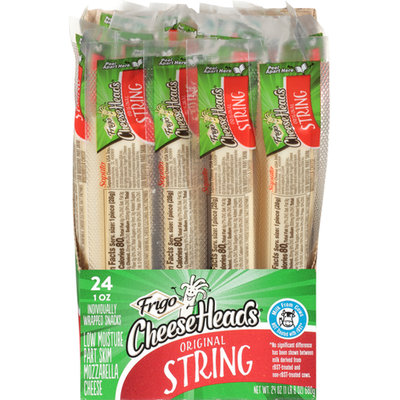 Frigo Cheese Heads String Cheese 1oz Count