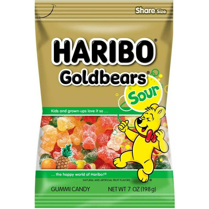 Haribo Goldbears Sour 7oz Bag