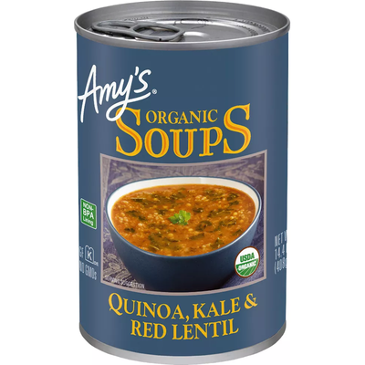 Amy's Organic Soups Quinoa, Kale & Red Lentil 14.4oz Can