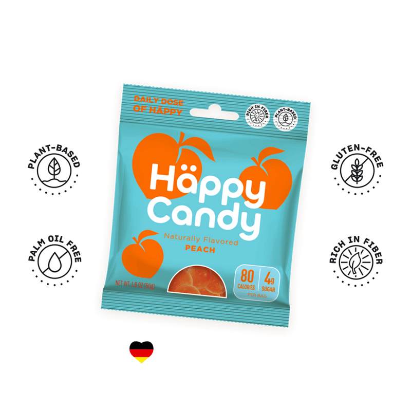 Häppy Candy Peach 1.8oz Bag