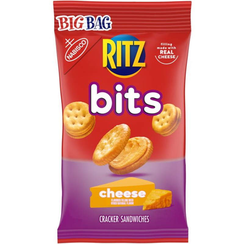 Nabisco Ritz Bits Cracker Sandwiches Cheese - Big Bag 3 oz Bag