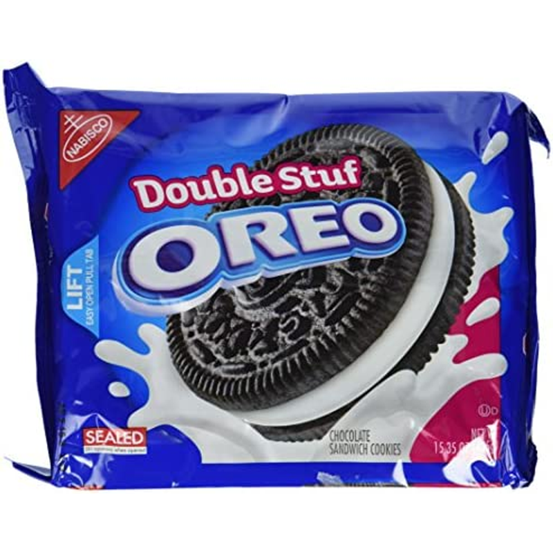 Nabisco Oreo Double Stuff - Easy Open Pull Tab 15.35 oz Bag