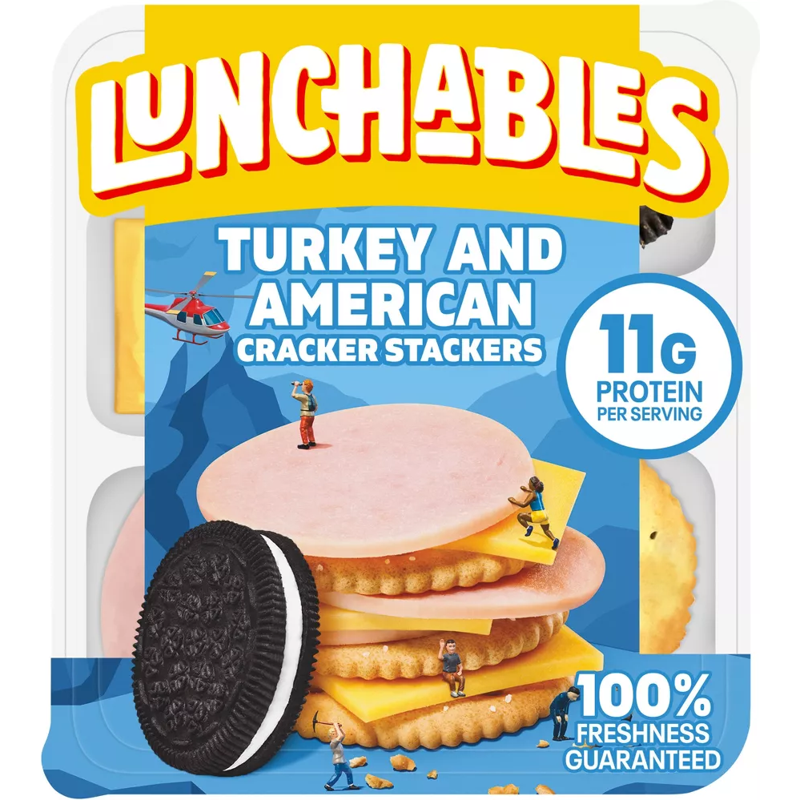 Lunchables Turkey And American Cracker Stackers 3.2oz Pack