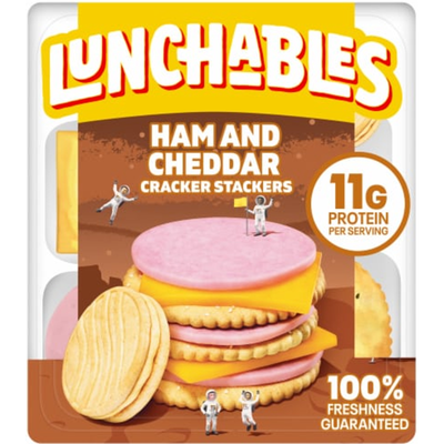 Oscar Mayer Lunchables Ham & Cheddar with Cracker Stackers 3.5oz Count