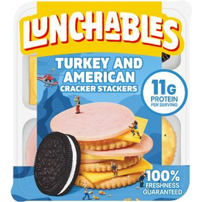 Oscar Mayer Lunchables Turkey & American Cracker Stackers 3.04oz Pouch