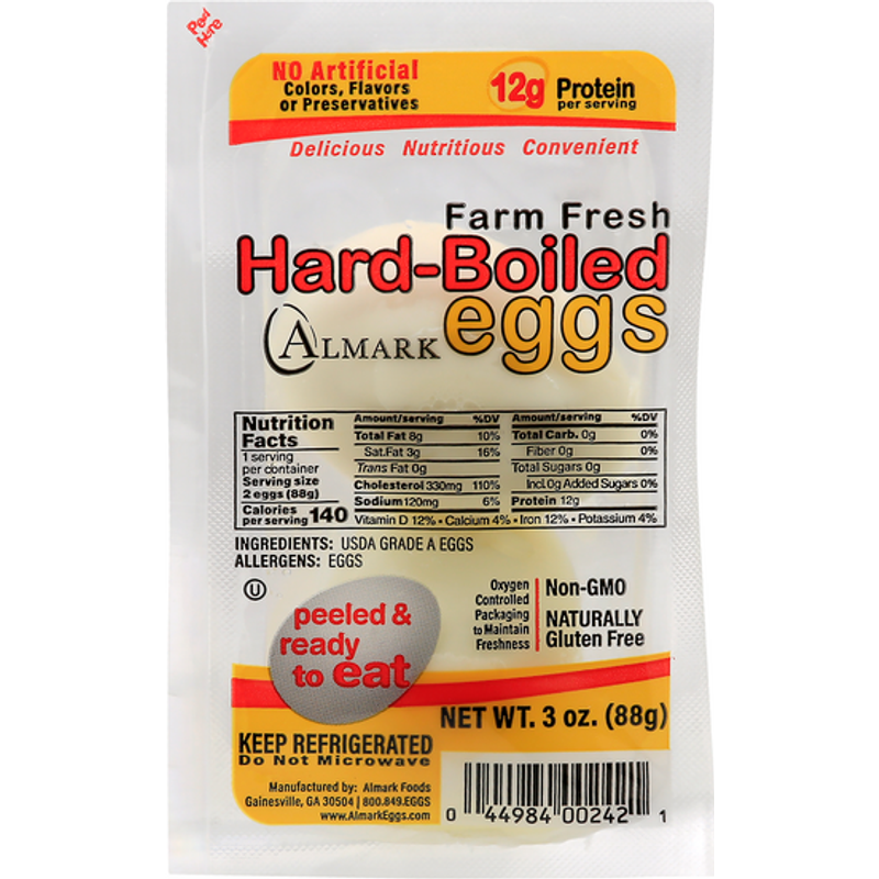 Almark Hard Boiled Eggs 9oz Pack