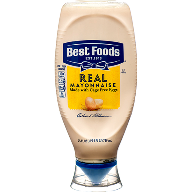 Best Foods Mayonnaise 25oz Bottle