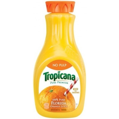 Tropicana Pure Premium Orange Juice No Pulp 12 oz Bottle