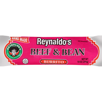 Reynaldo's Beef & Bean Burrito 10oz Piece