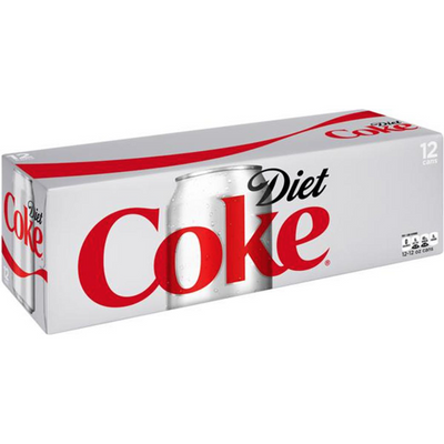Diet Coke Soda 12 oz Box 12 Ct