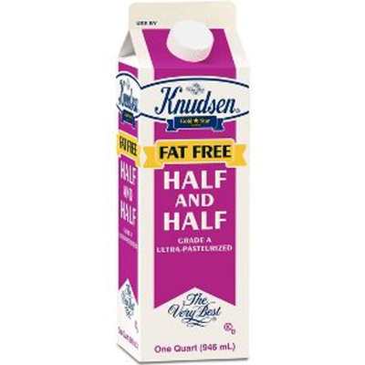 Knudsen Fat Free Half & Half 946ml Box