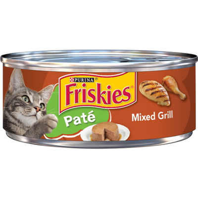 Friskies Pate Mixed Grill Adult Wet Cat Food 5.5oz Can