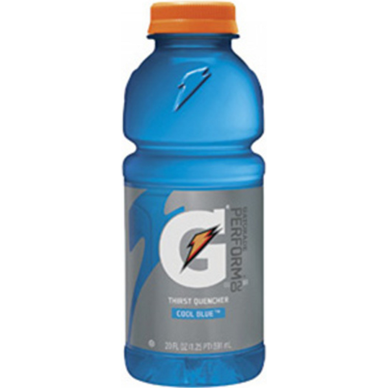 Gatorade G Series 02 Perform Thirst Quencher Cool Blue 20 oz Bottle