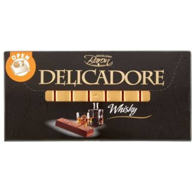 Excellent Baron Delicadore Chocolate With Whiskey 200g Pack