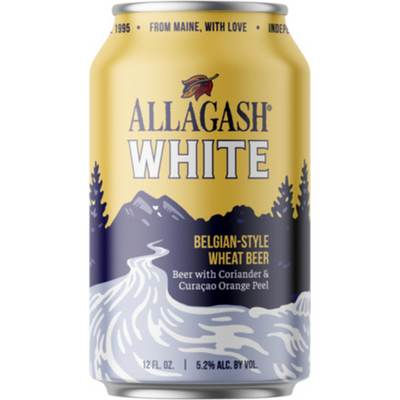 Allagash White 4 Pack 16oz Cans 5.2% ABV