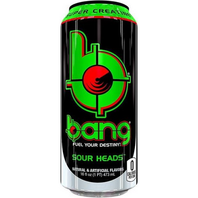 Bang Energy Sour Heads 16oz Can