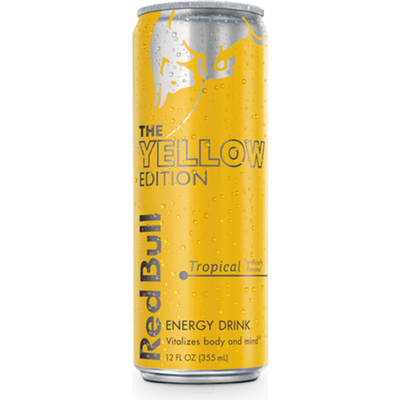 Red Bull Yellow Edition | Tropical Fruit 12oz Can