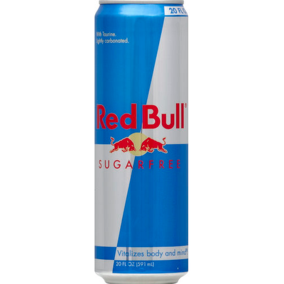 Red Bull Energy Drink Sugar Free 20 oz Can