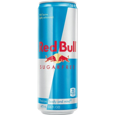 Red Bull Sugarfree, Energy Drink 16oz Can