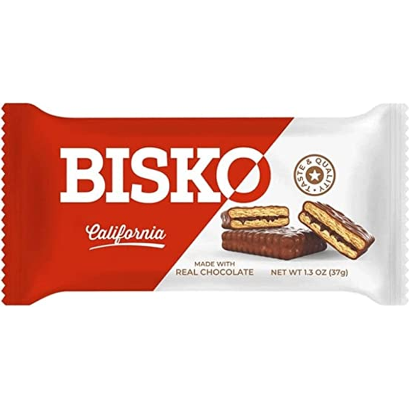 Bisko California Graham Crackers With Chocolate 1.3oz Pack