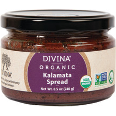 Divina Organic Kalamata Spread 8.5oz Box