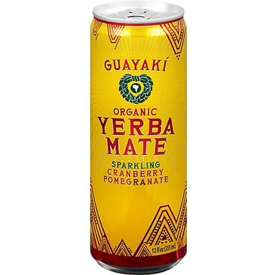 Guayaki Yerba Mate Sparkling Cranberry Pomegranate 12oz Can