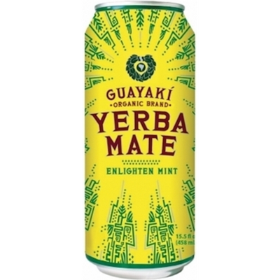 Guayaki Yerba Mate Enlighten Mint 15.5oz Can