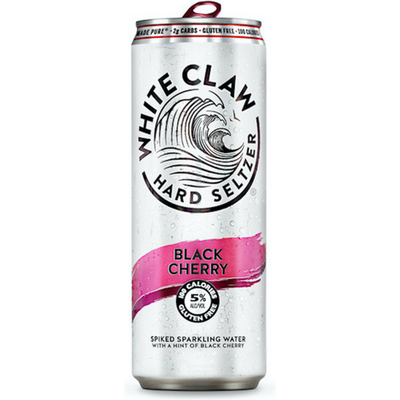 White Claw Hard Seltzer Black Cherry 6 Pack 12 oz Cans