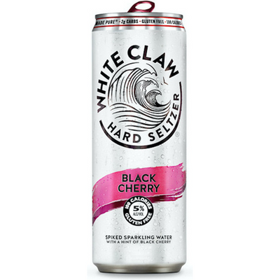 White Claw Hard Seltzer Black Cherry 24oz Can