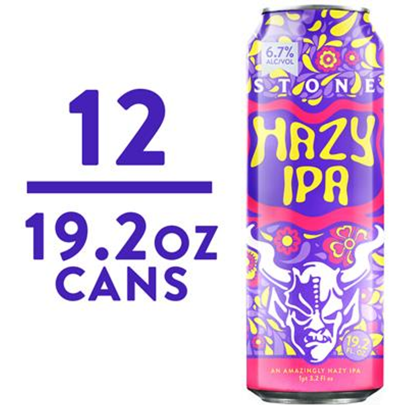 Stone Hazy 19.2oz Can