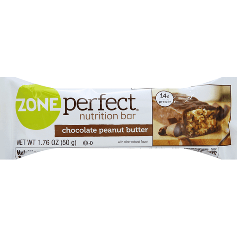 Zone Perfect Nutrition Bar Chocolate Peanut Butter 1.76 oz