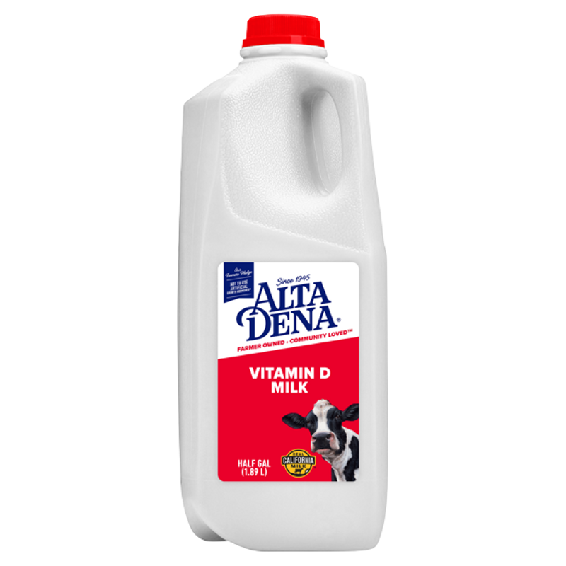 Alta Dena Vitamin D Pure Milk 1.89L Plastic Bottle