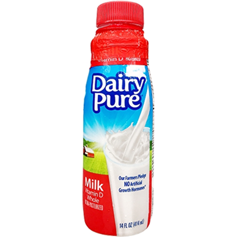 Dairy Pure Alta Dena Whole Milk 14oz Plastic Bottle