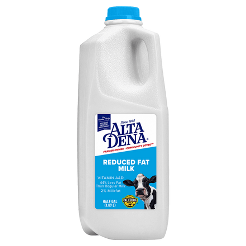 Alta Dena 2% Milk 0.5Gallon Plastic Bottle