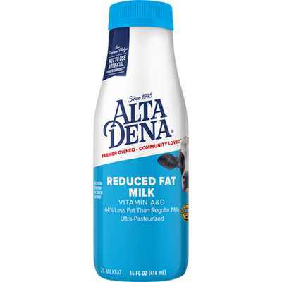 Alta Dena 2% Reduced Fat Milk 14oz Plastic Bottle