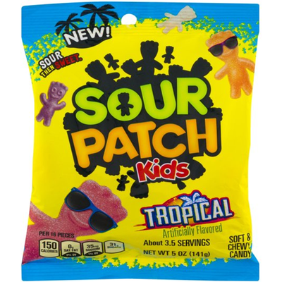 Sour Patch Tropical Candy 5oz Bag