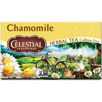 Celestial Seasonings Chamomile Herbal Tea 0.9oz Box