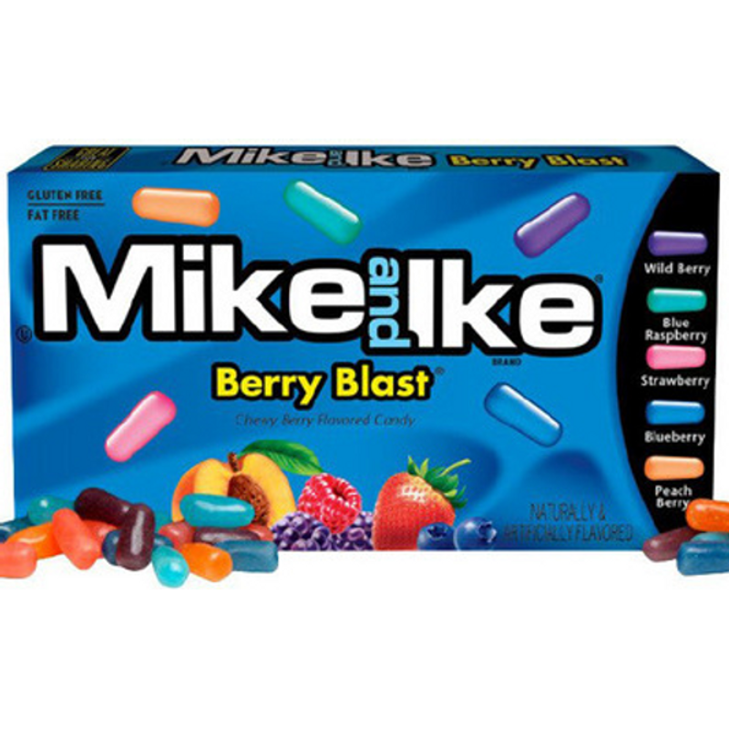 Just Born Mike and Ike Berry Blast Candy 2.12oz Bag