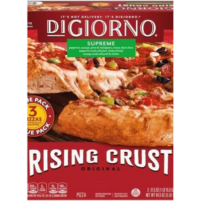 DiGiorno Rising Crust Frozen Supreme Pizza 31.5oz Carton