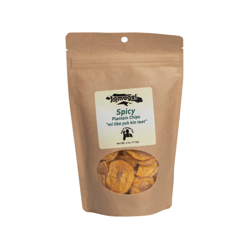 Jamagel Plantain Chips Spicy 4oz Bag