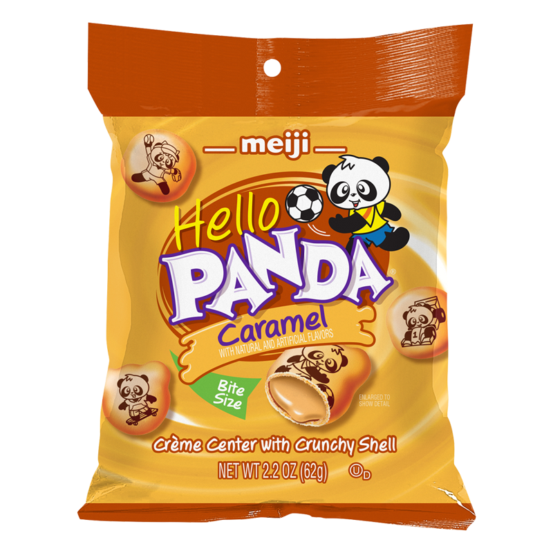 Meiji Hello Panda Caramel 2.2oz Bag