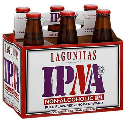 Lagunitas IPNA Non-Alcoholic Beer 6 Pack 12oz Cans 0.5% ABV