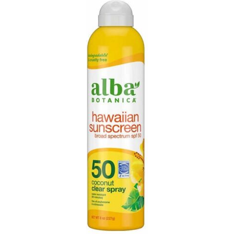 Alba Hawaiian Sunscree 8oz Bottle