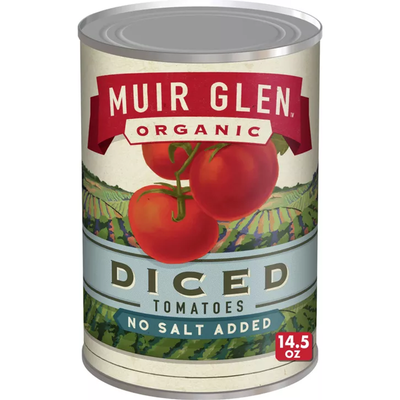 Muir Glen Organic Diced Tomatoes 14.5oz Can