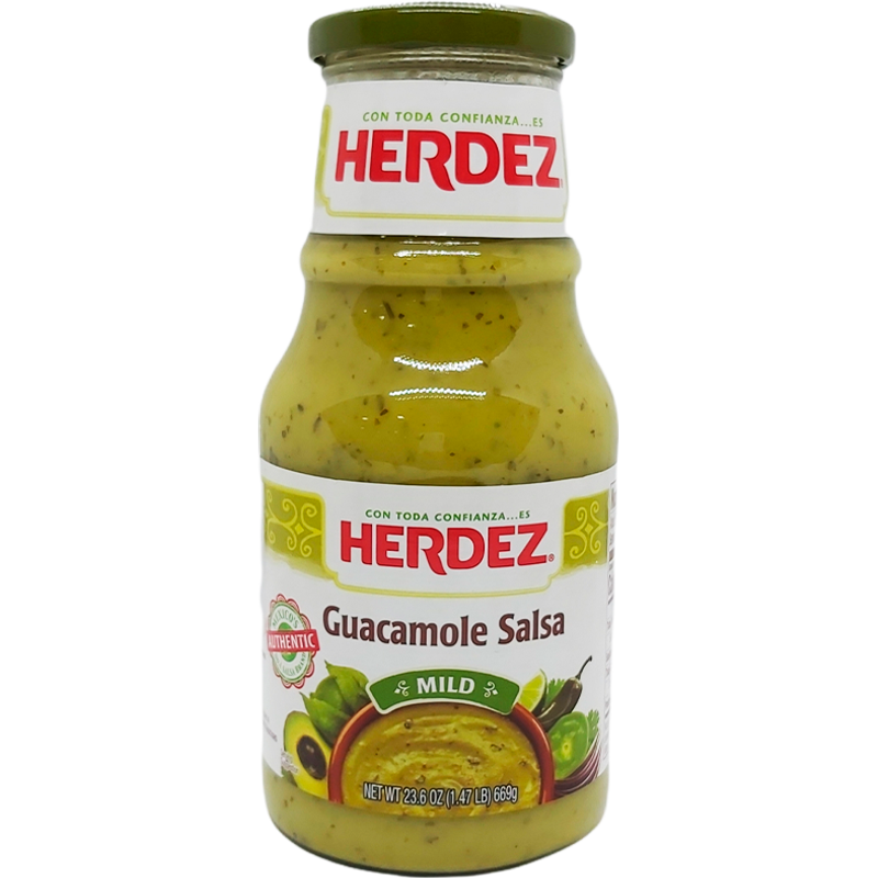 Herdez Guacamole Salsa Mild 23.6oz Bottle