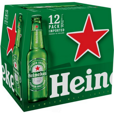 Heineken 12 Pack 12 oz Bottles